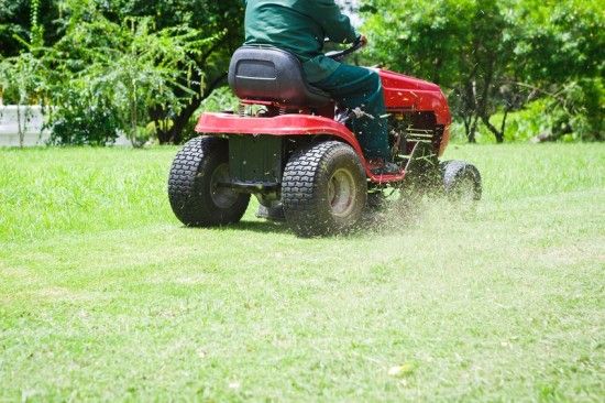 Sit on mower