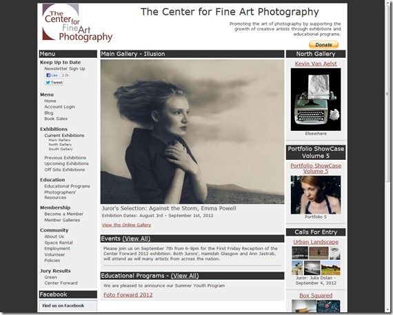 Center for Fine Art Photography 
