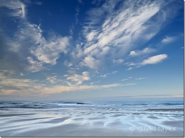 The beach near Bamburgh, Northumberland, England, Late on a summer's evening