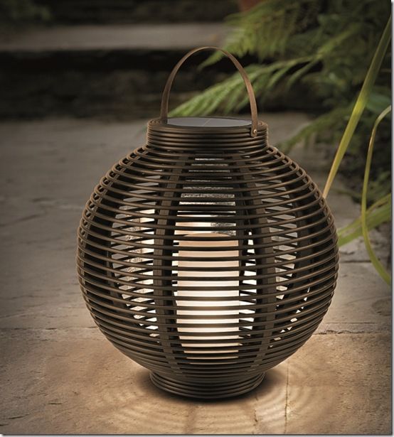 18279 Solar round lantern