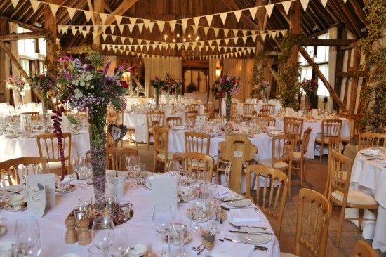 Wedding flowers:  Dining Room