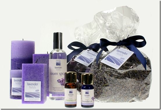 Lavender fields home fragrance group shot