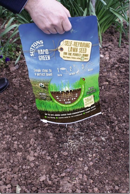 Using Rapid Green Lawn Seed