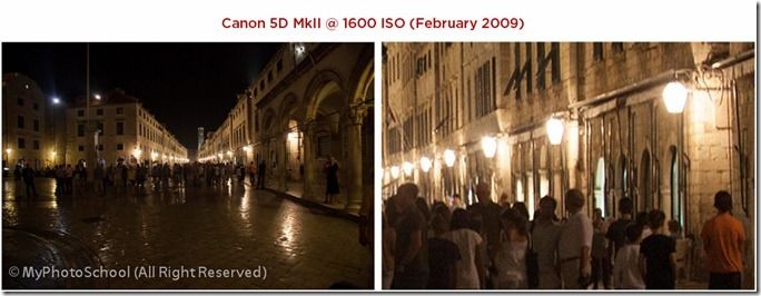 Canon ISO Camera Comparison