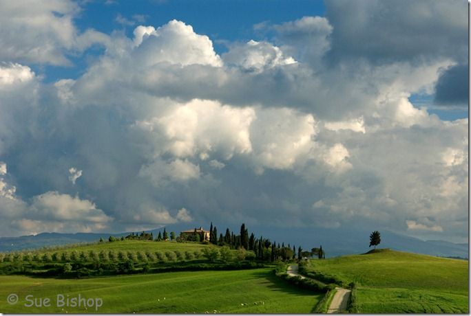 house and stormy sky