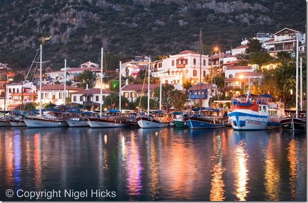 Kas harbour at dusk, Kas, Turkey, Travel Photography, Holiday, photography, ideas, tips, vacation, course,  class, city break, street photography, people, story, documentry, 