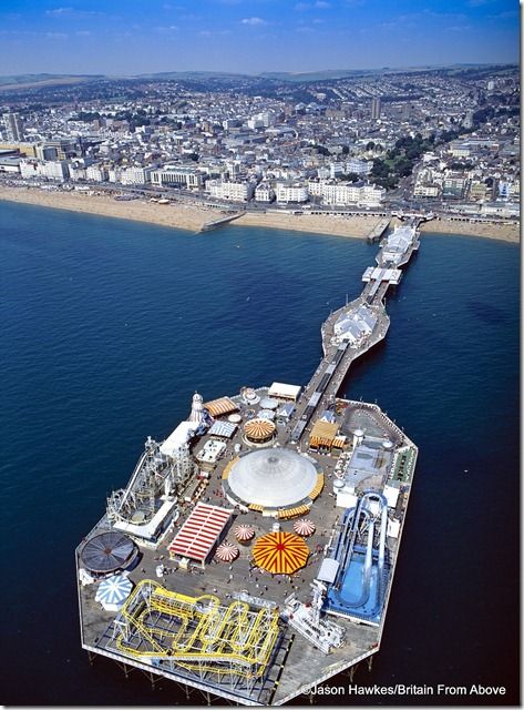 Brighton Pier Jason has specialised in aerial photography since 1991 and has produced more than 40 aerial photographic books for publishers