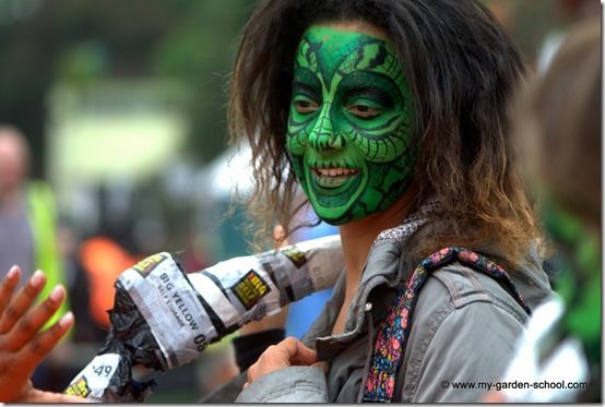 Green Girl at The Chelsea Flower Show