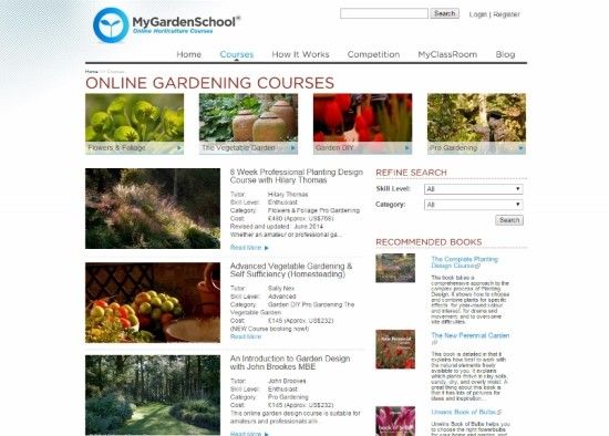 3 My Garden School courses