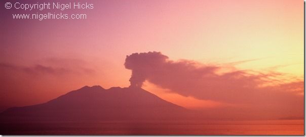 Sakurajima, Japan, sunset, sunsets, exposure, golden hour, camera lens, white balance, sun, light, dusk, 