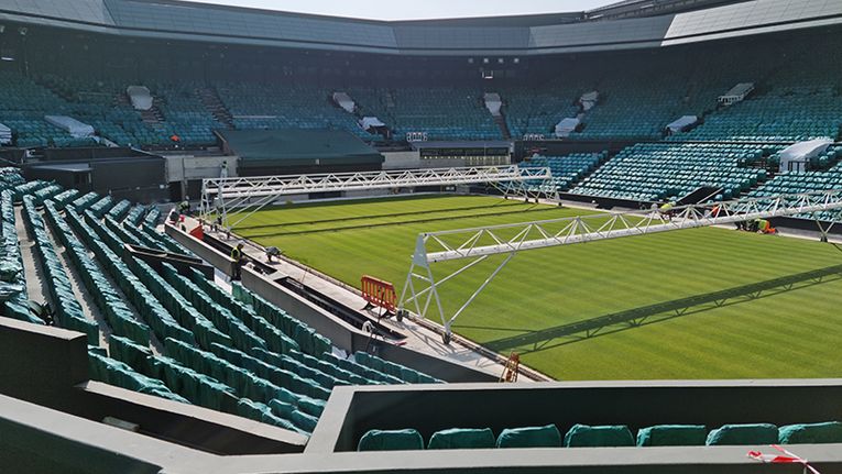 grass tennis court wimbledon