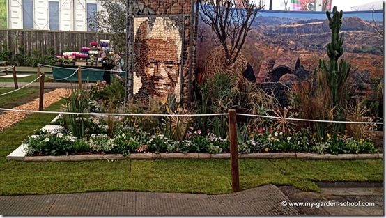 Nelson Mandela Chelsea Flower Show 2014