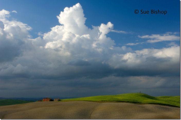 landscape with stormy sky