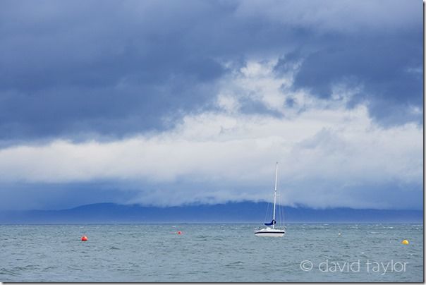 Storm clouds over the Irish Sea at Cushendall in Northern Ireland looking toward Scotland on the horizon, Exposure, Lightmeter, Historgram, Exposure compensation, Exposure Modes, Exposure Bracketing, stops,