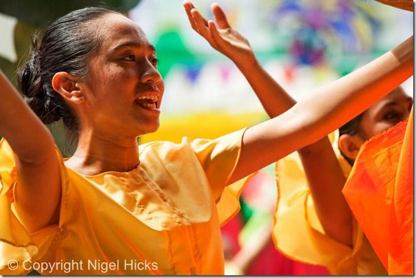 Dancing during the Kasadyahan dance competition during the Dinagyang Festival, annually on the fourth weekend of January, Iloilo, Panay, Philippines, Travel Photography, Holiday, photography, ideas, tips, vacation, course,  class, city break, street photography, people, story, documentry, 