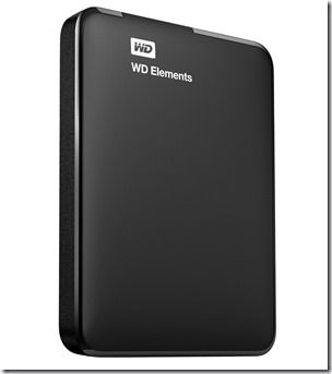 Western Digital 1TB WD Elements Portable USB 3.0 Hard Drive Storage