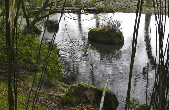 The sound of running water