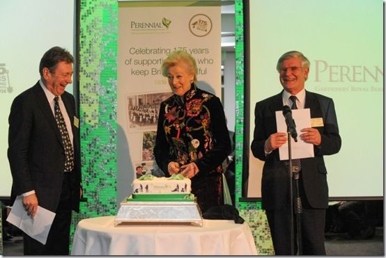 Alan Titchmarsh with Princess Alexandra