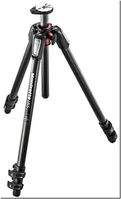 Manfrotto MT055CXPRO3 055 Carbon Fiber 3-Section Tripod with Horizontal Column