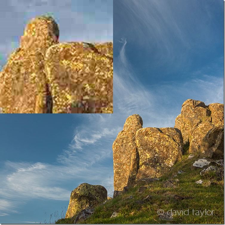 The distinctive dolerite outcrop of Walltown Crags near Greenhead in Hadrian's Wall Country, Northumberland, England