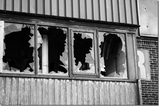 Broken windows, Amsterdam 2011