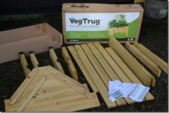 Small Veg Trug parts