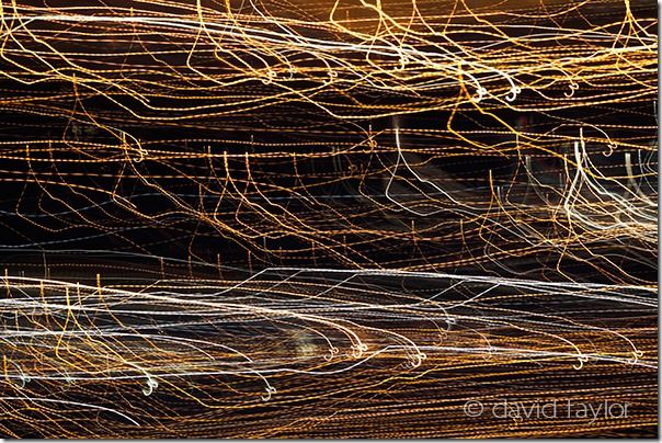 Abstract light swirls at night, Long Exposure Photography, Slow Shutter Spead, Zoom Bursts, Moving the camera during an exposure,