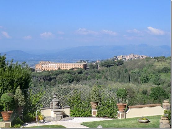 View from Hotel Freascati, Rome