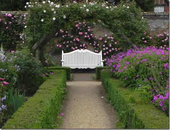 Mottisfont's Rose Garden, Hampshire